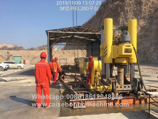 3.5m Modular Design Raise Boring Machine สำหรับการขนส่งที่ง่าย / ยกแท่นขุดเจาะ