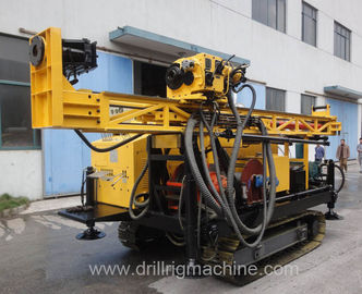 แท่นขุดเจาะทางธรณีวิทยา 1200m / Crawler เครื่องเจาะแกนเพชรพื้นผิวไฮดรอลิก
